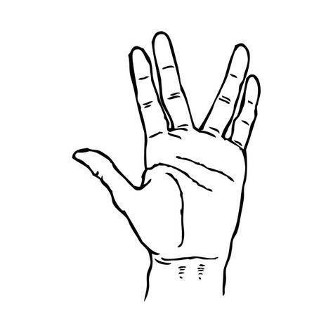 Check out this awesome 'Live+Long+and+Prosper' design on @TeePublic! Spock Hand Tattoo, Live Long And Prosper Tattoo, Spock Tattoo, Prosper Tattoo, Spock Hand, Star Trek Tattoo, Live Long And Prosper, Star Trek Merchandise, Drawing Stars