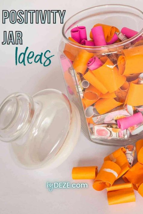 Jar Of Encouragement, Kindness Jar, Compliment Jar, Positivity Jar, Gratitude Jars, Ra Program Ideas, Encouragement Jar, Jar Of Happiness, Diy Jars Ideas