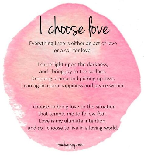 #chooselove #chooselight Affirmation For Love, I Choose Love, How To Believe, Miracle Morning, Daily Mantra, Reiki Meditation, Morning Affirmations, Choose Love, Positive Self Affirmations