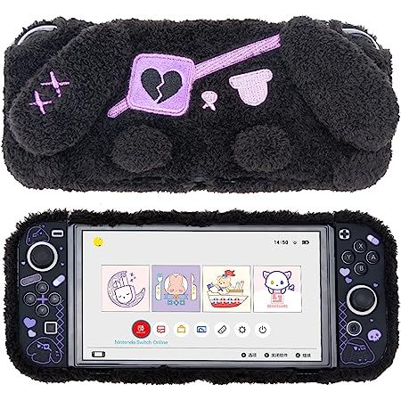 Bunny Video, Switch Case, Plush Rabbit, Black Bunny, Nintendo Switch Accessories, Nintendo Switch Oled, Video Games Nintendo, Switch Lite, Bunny Designs