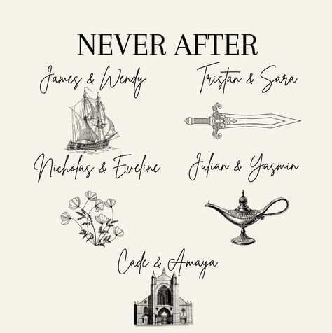 Never After Series Fanart, Hooked Emily Mcintire James Fanart, Wendy And James Hooked, James And Wendy Hooked Book, James And Wendy, Never After Series, Book Inspired Tattoos, Wendy James, Emily Mcintire