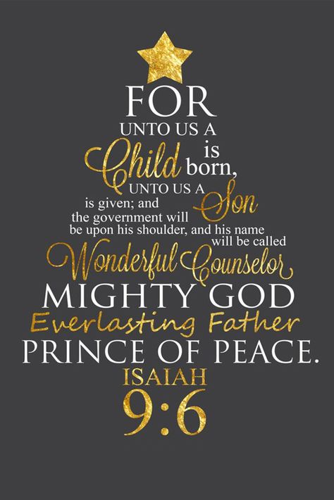 ▷ 1000 Free Christian Christmas Card Images, Stock Photos & Vectors Christmas Scripture, Christ Centered Christmas, Wonderful Counselor, Isaiah 9, Isaiah 9 6, Christmas Bible, Happy Birthday Jesus, Prince Of Peace, A Child Is Born