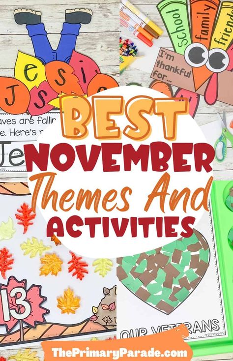 Nov Preschool Themes, Family Themed Activities For Preschool, November Preschool Themes Lesson Plans, Veterans Day Crafts For Kids Preschool, November Themes For Preschool, November Activities For Kids, Veterans Day Crafts For Kids, November Crafts For Kids, November Crafts Preschool