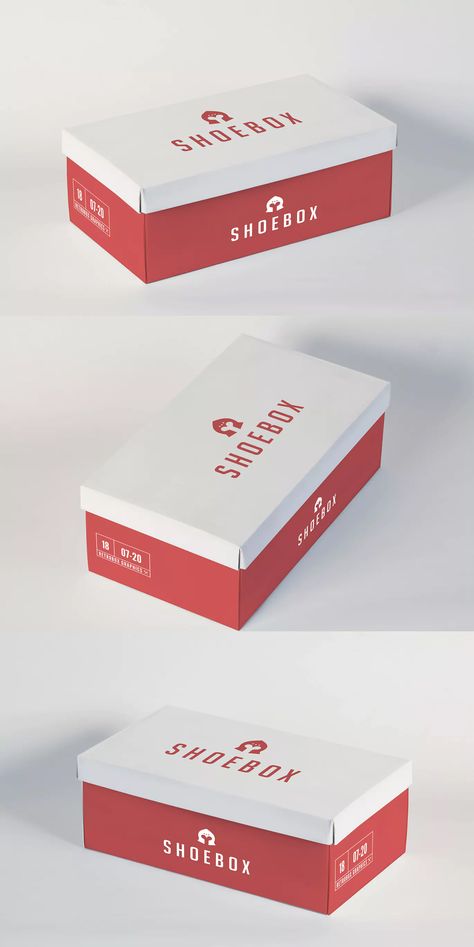 Shoes Box Design Ideas, Footwear Showroom, Object Animation, Shoe Packaging, Packing Box Design, Shoe Box Design, Minimal Shoes, Sneakers Box, Packaging Template