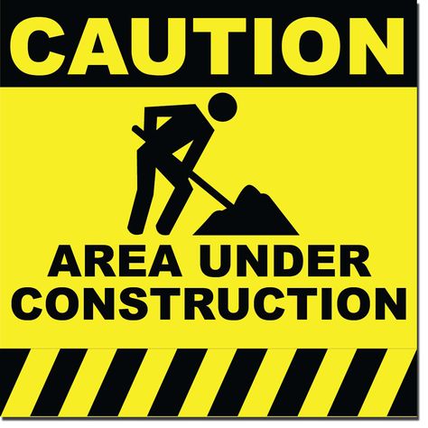 construction sign Construction Zone Signs, Under Construction Sign, Construction Signs Printable, Under Construction Theme, Sign Aesthetic, Construction Theme Party, Construction Signs, Construction Area, Sign Image