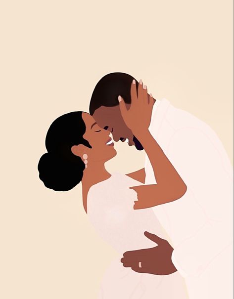 Illustration Art Digital, Digital Illustration Art, Black Couple Art, Mom Quote, Black Art Painting, Personalized Bride, Black Artwork, Amazing Drawings, Black Art Pictures