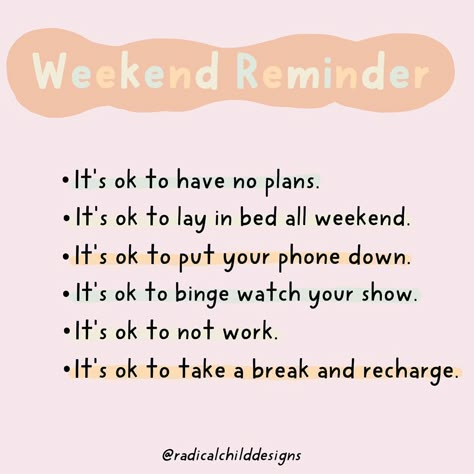 Days Of The Week Interactive Posts, Saturday Interactive Posts, Friday Interactive Posts, Friday Post Ideas, Friday Self Care, Weekend Reminder, Chiropractic Benefits, Weekly Reminder, Weekend Goals