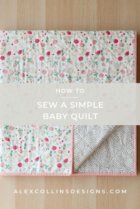 Baby Quilt Tutorials, Whole Cloth Quilts, Modern Baby Quilt, Sewing Machine Projects, Fair Isles, Diy Bebe, Baby Quilt Patterns, Sew Ins, Baby Sewing Projects