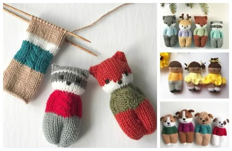 Pocket Buddies Knitting, Dude Dolls Knitting Pattern, Pocket Buddies Free Patterns, Easy Toy Knitting Patterns Free, Easy Knit Toys, Knitted Toys Free Patterns Christmas, Izzy Dolls Free Pattern Tutorials, Izzy Dolls Free Pattern, Knit Toys Free Pattern