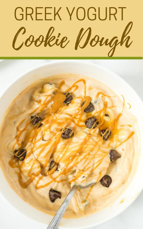 Simple Greek Yogurt Dessert, Healthy Cookie Dough Dip Greek Yogurt, Green Yogurt Desserts, Greek Yogurt Bowls Low Calorie, What Can You Make With Plain Greek Yogurt, Nonfat Greek Yogurt Dessert, What To Put In Greek Yogurt, Cookie Dough Fluffy Yogurt, Greek Yogurt Freezer Recipes