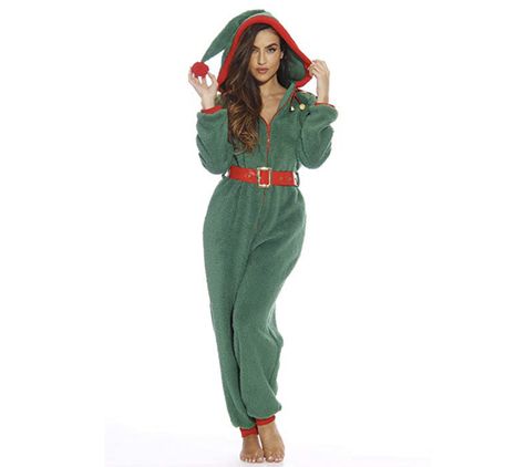 Christmas Pajama Outfit, Onesie For Women, One Piece Christmas, Reindeer Onesie, Holiday Onesies, Womens Onesie, Womens Sleepwear, Xmas Pajamas, Pajama Outfit