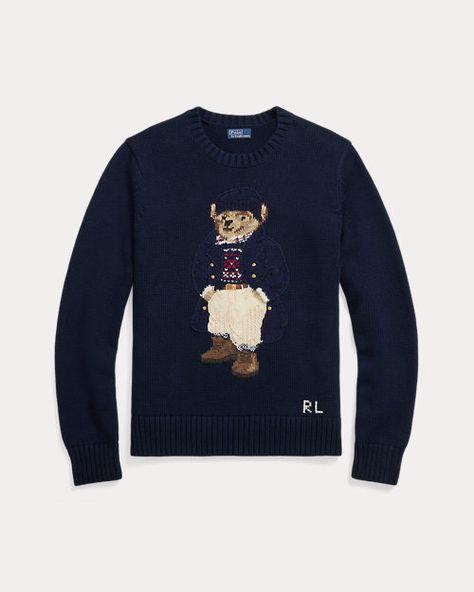 Ralph Lauren Ralph Lauren Polo Bear, Ralph Lauren Womens Clothing, Polo Ralph Lauren Sweater, Cotton Jumper, Linen Sweater, Polo Bear, Women Sweater, Ralph Lauren Sweater, Ralph Lauren Polo