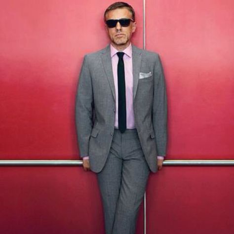 GQ Suit Guide, A Man In A Suit, F Men, Man In A Suit, Dark Suit, Christoph Waltz, Grey Suit, What To Wear Today, Sharp Dressed Man