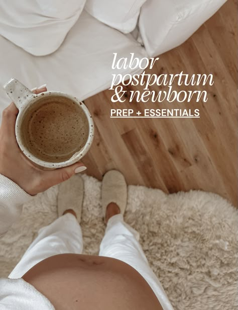 labor prep + postpartum & newborn essentials — ABIGAIL GREEN Prenatal Recipes, Postpartum Nourishment, Postpartum Doula Business, Nesting Party, Postpartum Prep, Postpartum Nutrition, Labor Prep, Mary Green, 39 Weeks