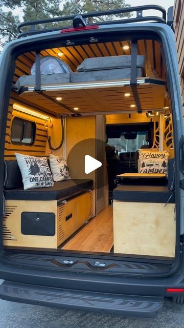 Van Into Camper Ideas, Camper Van Sleeps 4, Camping Van Ideas, Van Bed Ideas, Homemade Camper Van, Van Conversion Ideas Layout, Camper Van Ideas, Family Camper Van, Van Conversion For Family