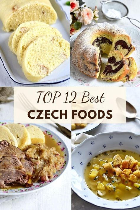 Slovakian Food, Czech Desserts, Czech Food, Slovak Recipes, European Dishes, Eastern European Recipes, Foreign Food, Czech Recipes, Hungarian Recipes