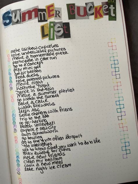 Summer Bucket List Design Ideas, Bucket List Design Ideas, Summer Bucket List Design, Summer Diary Ideas, Summer Bucket List With Boyfriend, Bucket List Journal Ideas, Bucket List Diary, Bucket List Design, Summer List Ideas