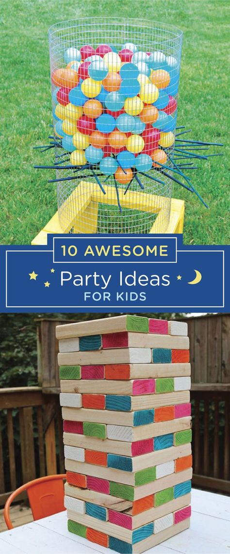 Diy Party Activities, Best Party Games, Yard Games For Kids, Baby Birthday Games, Backyard Party Games, Summer Party Games, Diy Party Games, Party Games For Kids, Diy Kid Activities