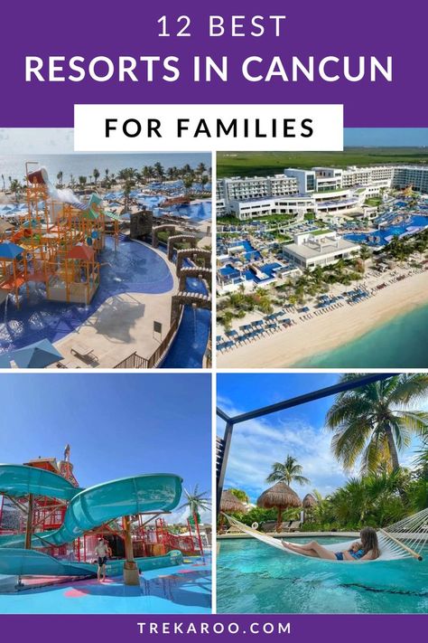 12 Best Resorts in Cancun for Families Cancun Mexico Resorts All Inclusive, Cancun All Inclusive Resorts, Cancun Family Vacation, Cancun Mexico Resorts, All Inclusive Resorts For Families, Mexico Family Vacation, Travel Cancun, All Inclusive Mexico, Top All Inclusive Resorts