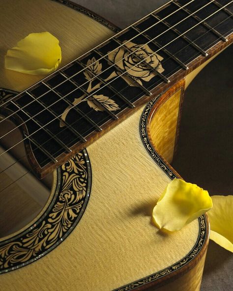 Yellow guitar Acoustic Guitar Cake, Guitar Inlay, Guitar Fender, Best Guitar Players, Guitar Diy, Guitar Acoustic, Guitar Girl, Easy Guitar, Guitar Tips