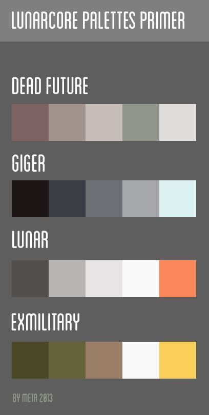 Military/Techwear/Cyberpunk inspo - Album on Imgur Dystopia Color Palette, Lunar Core Fashion, Color Palette Streetwear, Lunarcore Aesthetic, Military Color Palette, Lunarcore Fashion, Streetwear Color Palette, Cyberpunk Art Futuristic Architecture, Cyberpunk Color Palette