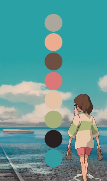 A blog dedicated to the colour palettes of Studio Ghibli. mod: hyrulians Movie Color Palette, Miyazaki Art, Ghibli Artwork, Ghibli Studio, Studio Ghibli Movies, Color Pallete, Studio Ghibli Art, 5 Anime, Ghibli Movies