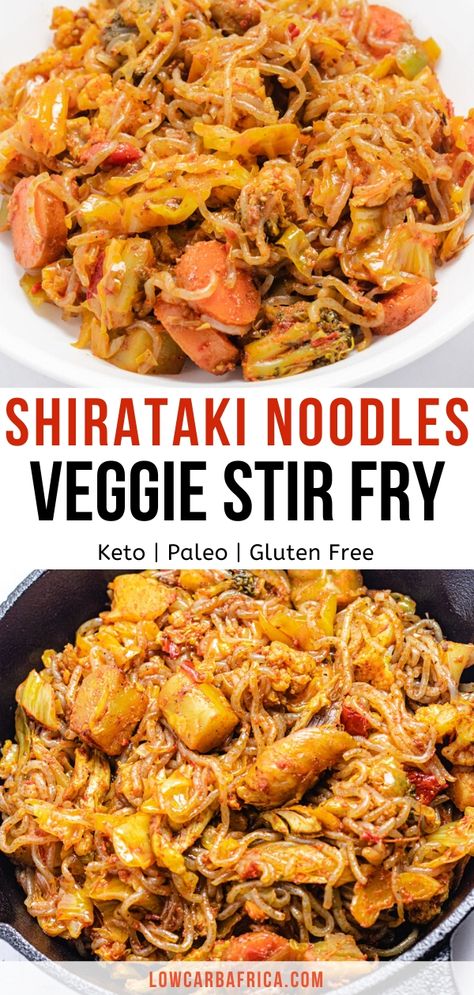 Noodle Vegetable Stir Fry, Konjac Noodles Recipes, Shirataki Noodle Recipes, Shirataki Recipes, Miracle Noodles Recipe, Stir Fry Low Carb, Dirty Keto, Low Carb Noodles, The Boiled Egg Diet