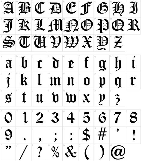 Old English Five Font Download Old English Font Tattoo, Calligraphy Numbers, Gang Style, Old English Tattoo, Old English Alphabet, Alfabet Font, Tattoo Fonts Alphabet, Old English Letters, Gothic Lettering