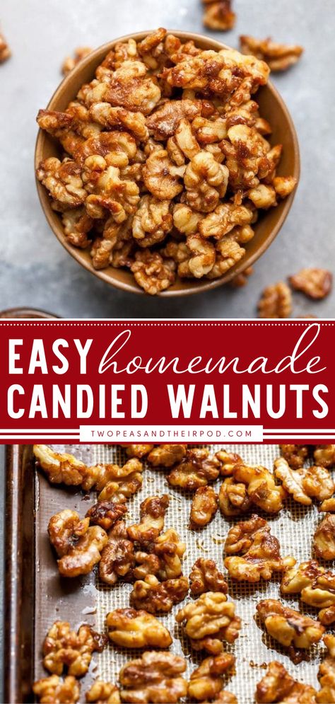 Easy Candied Walnuts Candied Walnuts Recipe, Berry Trifle Recipe, Walnuts Recipe, Berry Trifle, Walnut Recipes, Trifle Recipe, Nut Recipes, Candied Nuts, Health Check