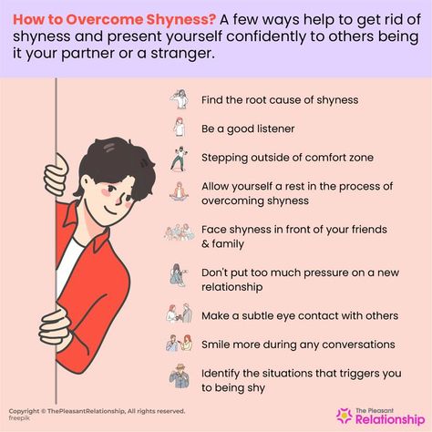 Stop Being Shy, Overcome Shyness, How To Be Smart, How To Overcome Shyness, Dating Relationship Advice, Shy People, Phone Photo Editing, Mental Health Therapy, People Skills