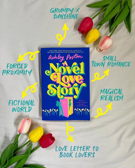 Books About One Sided Love, A Novel Love Story, A Novel Love Story Ashley Poston, Love Books Aesthetic, Love Story Books To Read, Love Story Books, Bookstore Owner, Reading Story Books, Ashley Poston