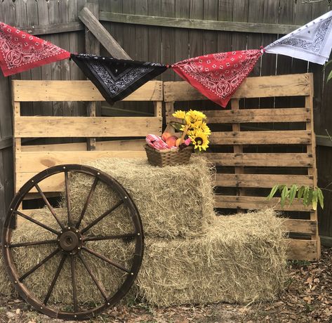 Adult Western Party, Western Vbs, Western Centerpieces, Country Western Parties, Cowboy Party Decorations, Western Party Decorations, Vbs 2025, Cowboy Theme Party, Halloween Photo Booth