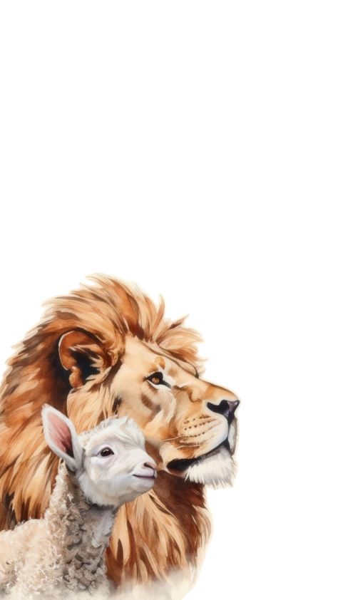 Lamb Tattoo, Lion Of Judah Jesus, Christian Graphics, Jesus Culture, Modern Christian Art, Lion And Lamb, Christian Affirmations, Lion Wallpaper, Jesus Christ Artwork