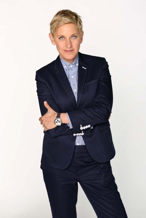 Ellen's Next Gig: Lifestyle Guru - Slideshow - WWD.com Ellen Degeneres Style, Ellen And Portia, Female Comedians, Be Kind To One Another, Ellen Show, Ellen Degeneres, Tomboy Fashion, Every Single Day, Stitch Fix Style