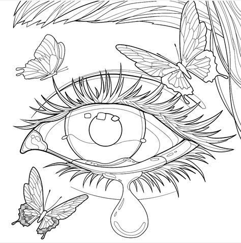 Art Therapy Coloring Pages, Hippie Coloring Pages, Mama Tattoo, Procreate Tips, People Coloring Pages, Coloring Pages For Grown Ups, Witch Coloring Pages, Color Drawing Art, Adult Coloring Designs