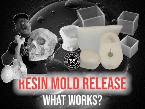 Top 5 Epoxy Resin Mold Release Agents | What Works? Diy Resin Mold Release, Resin Things, Epoxy Resin Molds, Skull Mold, Concrete Molds, Mold Release, Mould Design, Resin Casting, Diy Resin