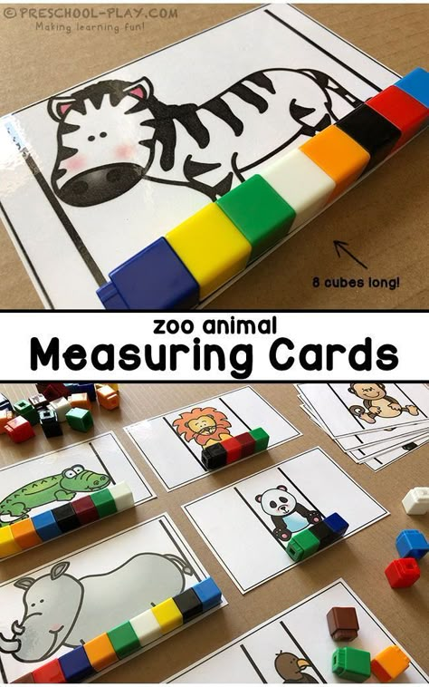 Mathematics Functions, Zoo Animals Preschool Activities, Zoo Activities Preschool, Zoo Lessons, Zoo Animals Preschool, Preschool Zoo Theme, Wildlife Week, Nonstandard Measurement, Zoo Preschool