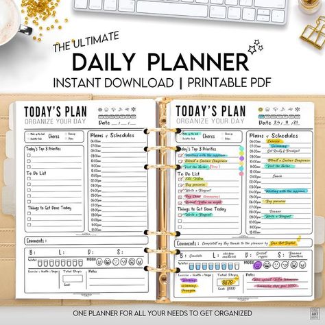 Daily Planner, iPad Planner, Goodnotes Planner, Daily To Do List , 365 Days/Everyday Planner PDF Planer Organisation, Best Daily Planner, Daily Planner Printables Free, Planner Lettering, Ipad Goodnotes, Everyday Planner, To Do Planner, Daily To Do List, Planner Ipad