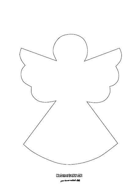 Angel Template, Angel Outline, Printable Christmas Ornaments, Angel Silhouette, Angel Coloring Pages, Christmas Ornament Template, Christmas Angel Crafts, Christmas Tree Template, Printable Christmas Coloring Pages