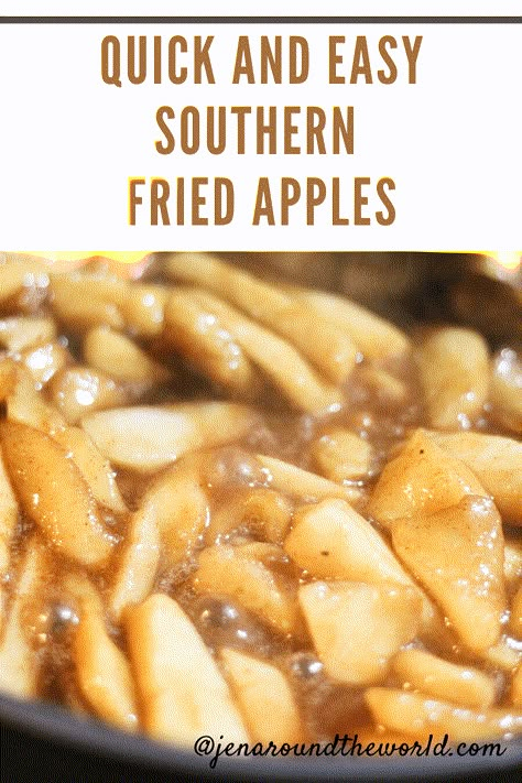 Southern Fried Apples - Jen Around the World Easy Fried Apples, Fried Apples Recipe Easy, Southern Fried Apples, Fried Apples Recipe, Meal Breakfast, Boat Food Ideas, Apple Recipes Easy, Lake Food Ideas Summer, Food Ideas Summer