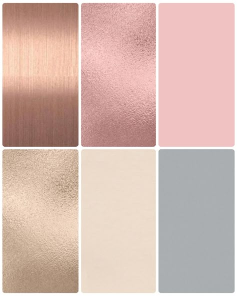 Rose gold, champagne, blush, beige, light slate grey color swatches White Gold Color Palette, Champagne Color Palette, Rose Gold Color Palette, Frame Tutorial, Champagne Wedding Colors, Paint Frame, Blush Wedding Colors, Gold Color Palette, Gold Wedding Colors