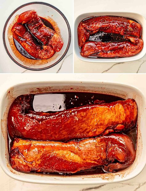 Whip up the perfect Char Siu Pork at home with this simple and delicious recipe! Sweet, savory, and absolutely irresistible. #CharSiuPork #ChineseBBQAtHome Chasu Pork, Chasu Pork Recipe, Cha Siu Pork Recipe, Salt Pork Recipes, Chat Sui Pork, Pork Asian Recipes, Char Sui Pork Recipes, Cha Shu Pork Recipe, Cambodian Recipes