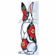 Chinese New Year Rabbit Tattoo, Roger Rabbit Tattoo, Chinese Rabbit Tattoo, Lucky Rabbit Tattoo, Japanese Rabbit Tattoo, Traditional Rabbit Tattoo, Year Of The Rabbit Tattoo, White Rabbit Tattoo, Rabbit Season