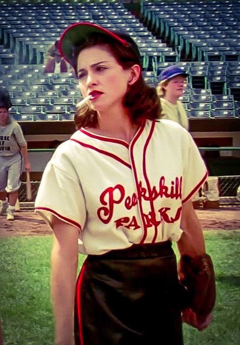 Gena Davis, Maria Canals Barrera, Madonna Looks, Spring Athleisure, Baseball Movies, Rockford Peaches, 80s Girl, Geena Davis, A League Of Their Own