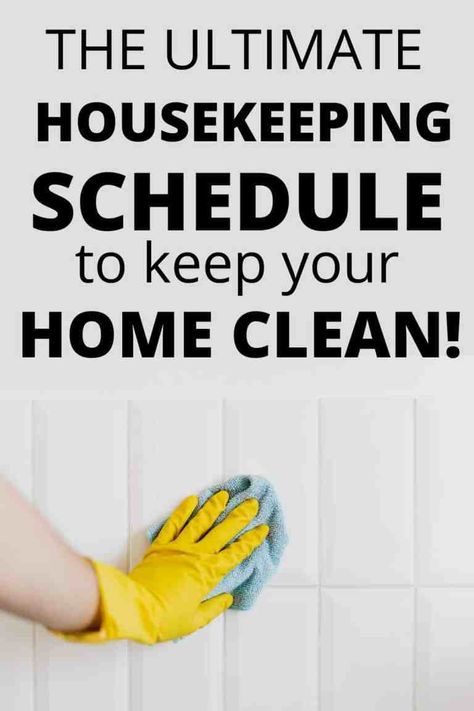 Daily Weekly Monthly Cleaning Schedule, Housekeeping Schedule, Easy House Cleaning, Monthly Cleaning Schedule, Monthly Cleaning, Deep Cleaning Hacks, Clean House Schedule, Housekeeping Tips, House Keeping