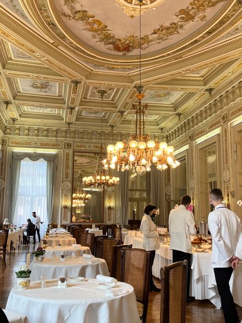 Fancy Restaurant Kitchen, Fancy Restraunts, Hotel Restaurant Aesthetic, Elegant Restaurant Aesthetic, Posh Restaurant Aesthetic, Italian Hotel Aesthetic, Own Restaurant Aesthetic, Restaurant Manager Aesthetic, Restaurant Server Aesthetic