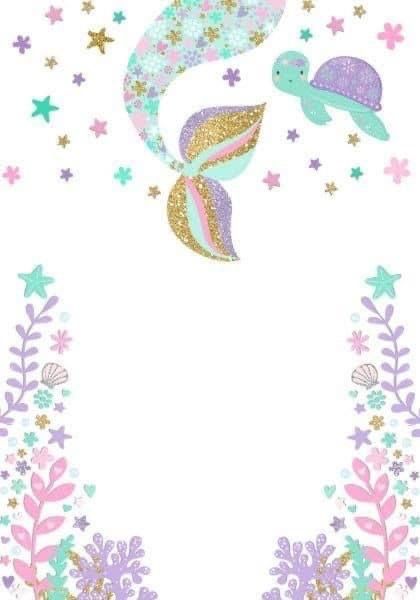 Mermaid Birthday Party Invitations, Mermaid Birthday Party Decorations, Mermaid Theme Birthday Party, Mermaid Wallpapers, Mermaid Invitations, Mermaid Birthday Invitations, Mermaid Theme Party, Mermaid Baby Showers, Mermaid Parties