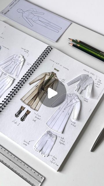 Fashion, Art & Design Online Courses on Instagram: "Another design process with our Fashion Tech Flat Guide & Drawing book 🖌 From tech pack references to flat template is there to help you embracing your creativity .✨  Get yours now!   Hardcopy available only at Shopee ID 🇮🇩 E-book available worldwide 🌎" Flat Drawing Template, Fashion Design Process Book, Fashion Flats Template, Tech Packs Fashion, Flat Drawings Fashion, Fashion Design Notebook, Specification Sheet Fashion Design, Fashion Process Book, Fashion Designer Portfolio Ideas