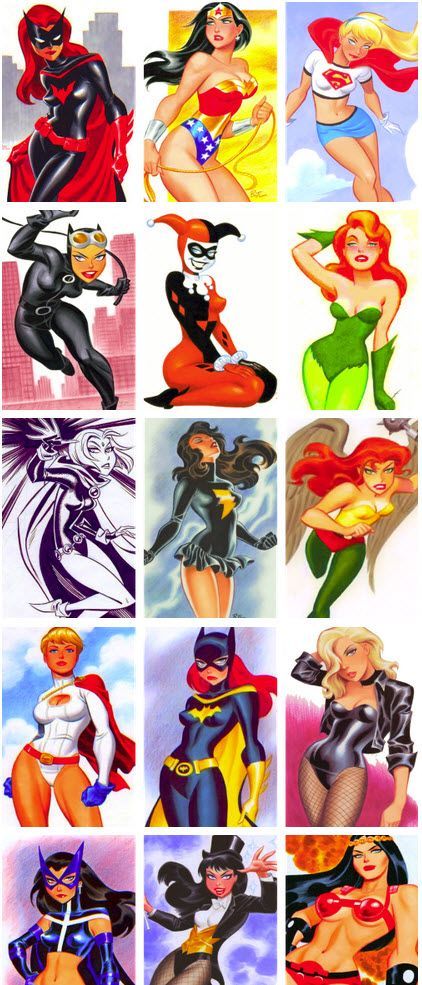 Bruce Timm Art, Batman And Wonder Woman, Gotham Girls, Univers Dc, Bruce Timm, Bd Comics, Dc Comics Characters, Lois Lane, Comic Manga