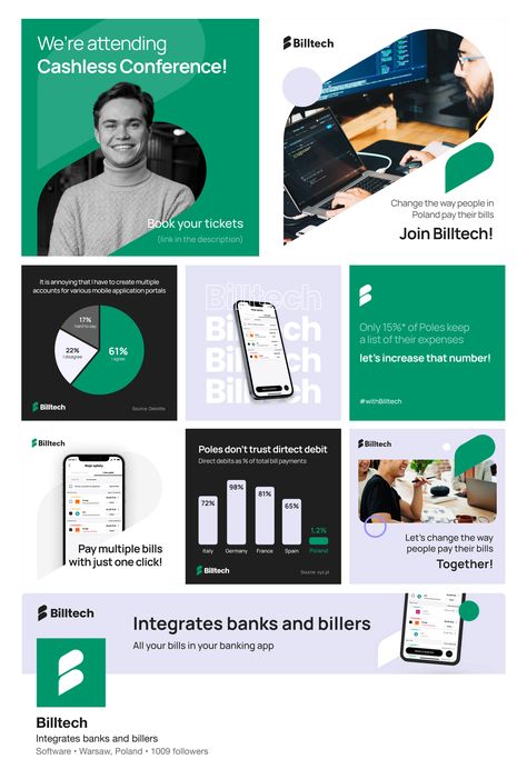 B2b Design Inspiration, Corporate Social Media Design Layout, Fintech Ads Design, B2b Social Media Design, B2b Graphic Design, Tech Company Social Media Post, B2b Social Media Posts, Finance Social Media Design, Tech Ads Design